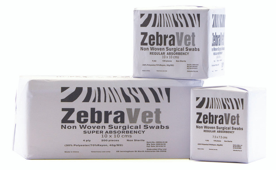 Super soft and extra absorbent surgical swabs 4ply