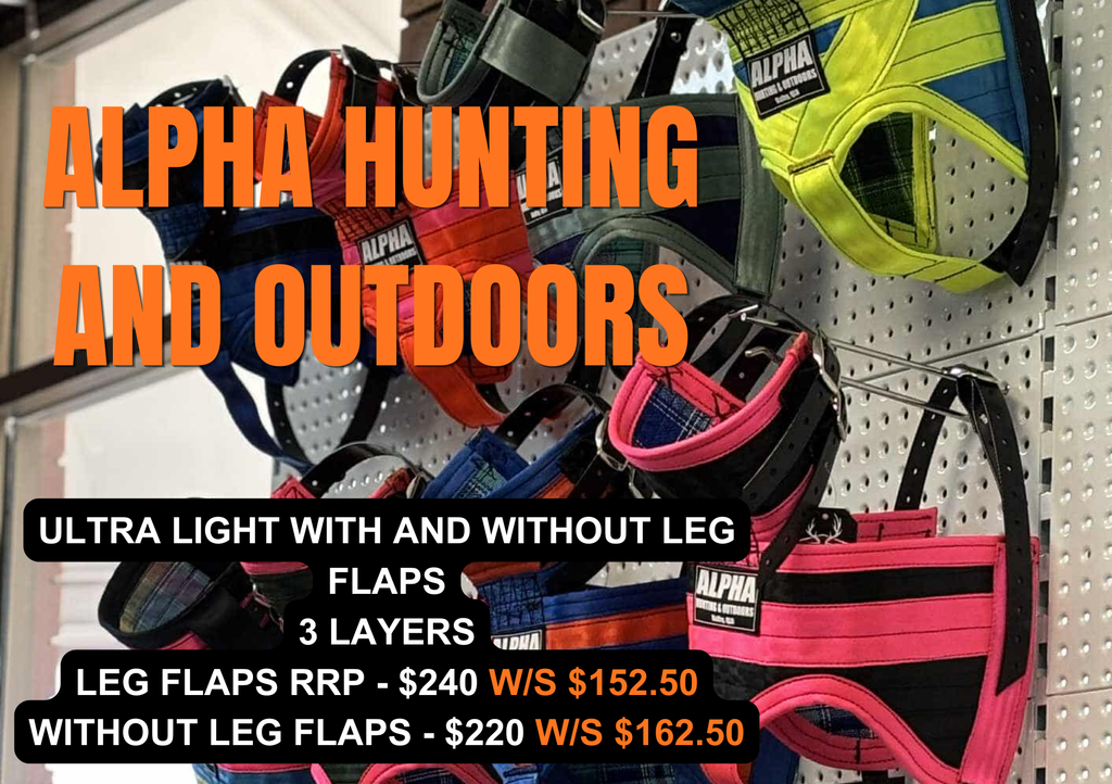 Alpha Hunting Dog Chest Plates with Kevlar Options