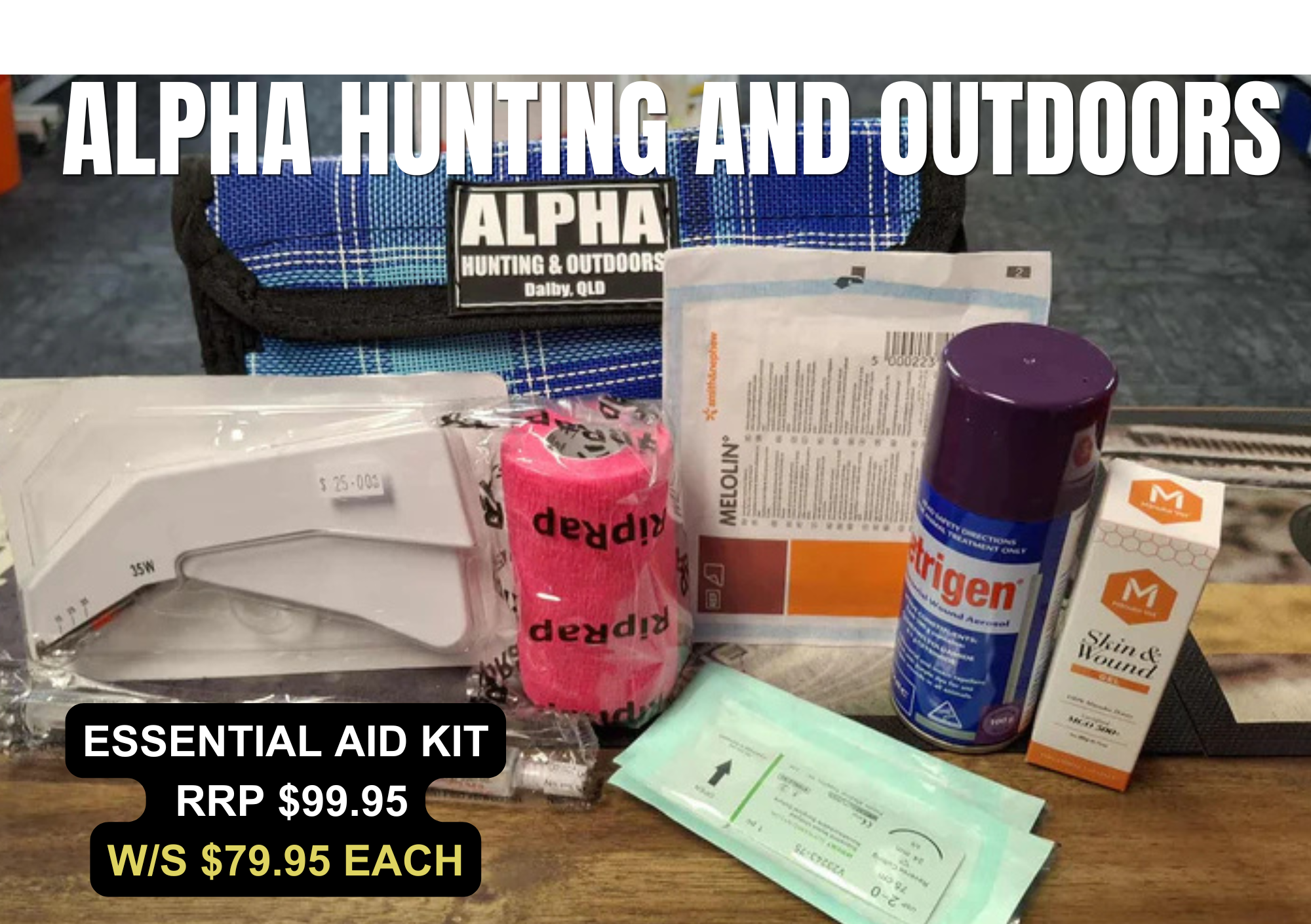Alpha Hunting Simplified First Aid Kit – Compact & Essential