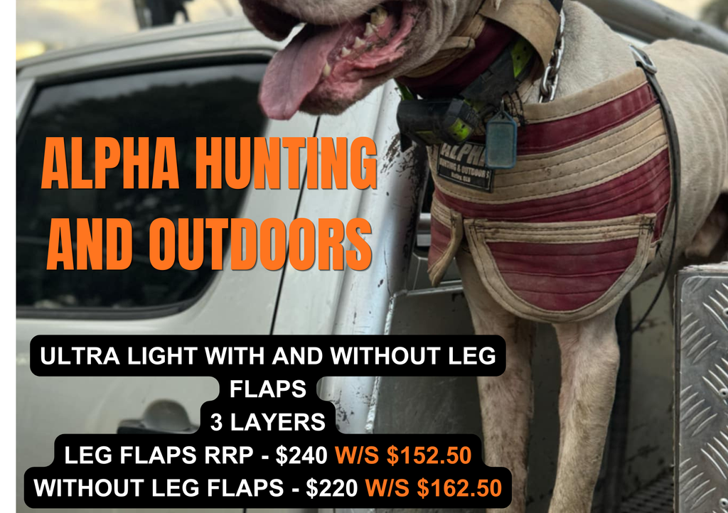 Alpha Hunting Dog Chest Plates with Kevlar Options